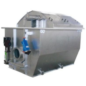 Semi-immersed filter cloth turntable filter