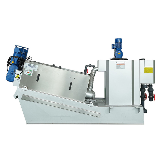 Disc spiral dehydrator