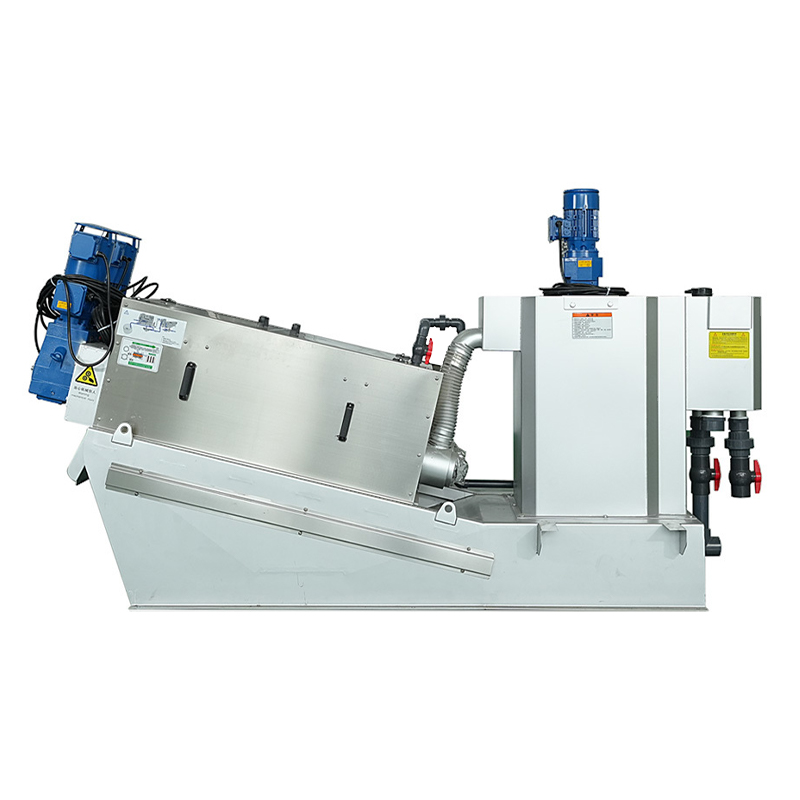 Disc spiral dehydrator